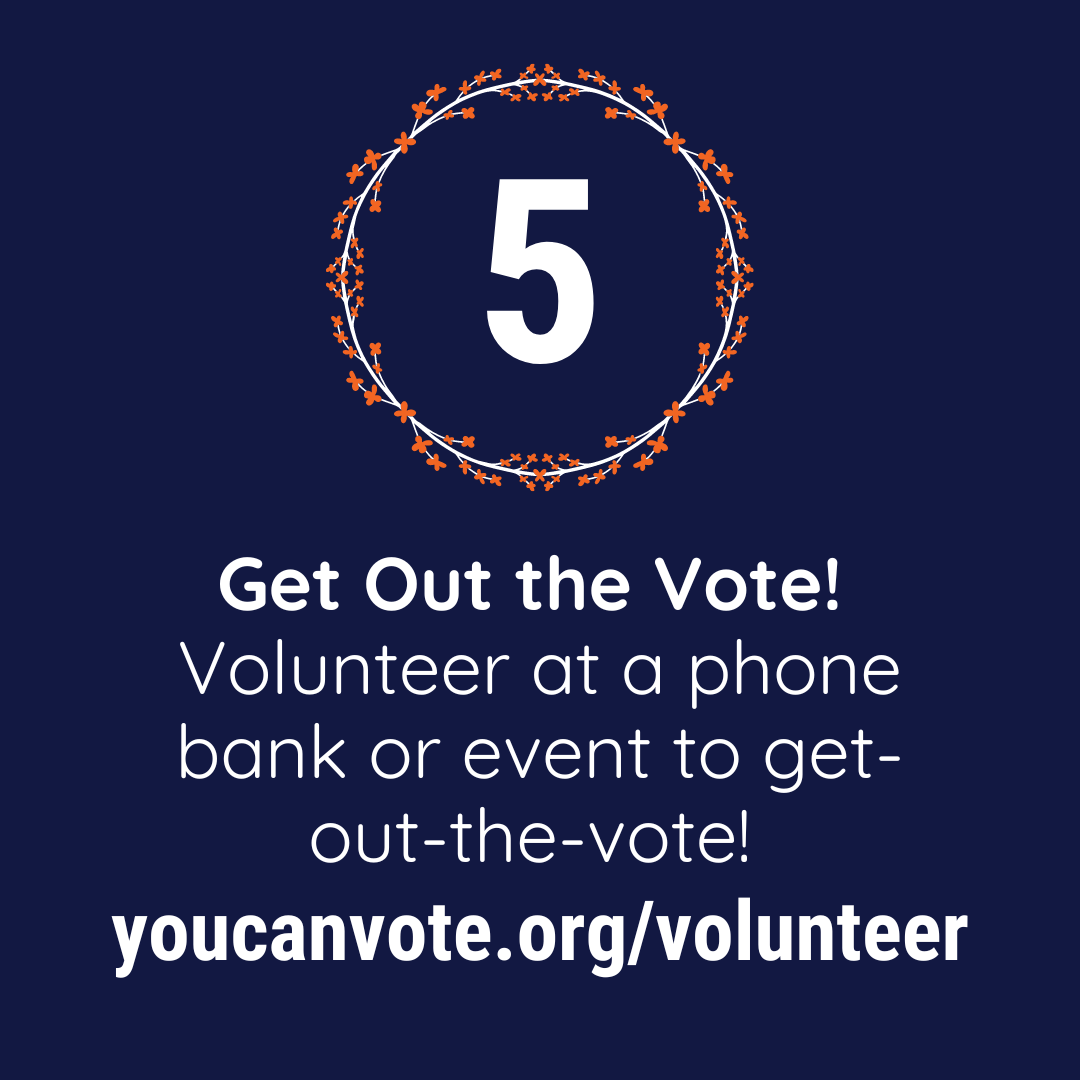 5. Get Out the Vote!