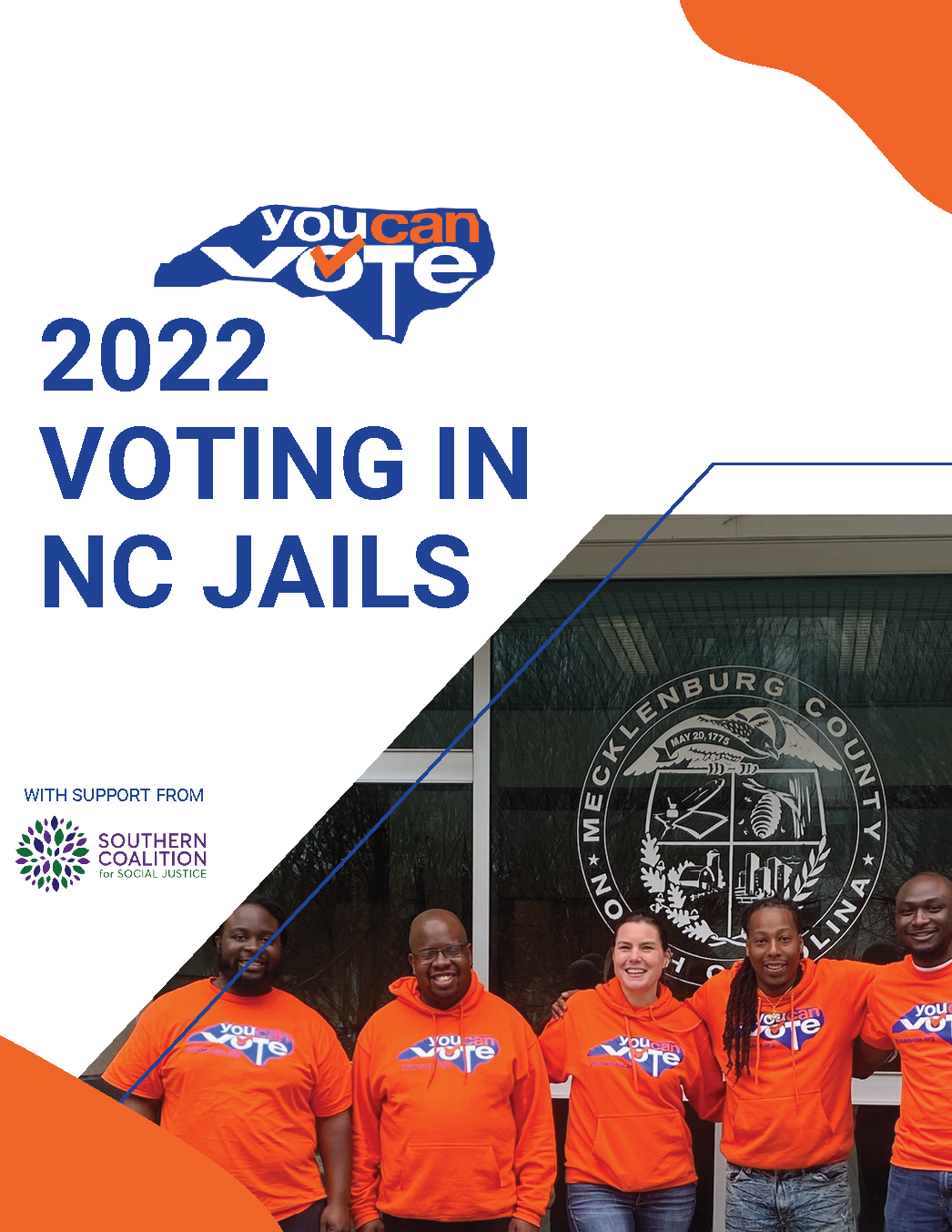 2022 Voting in NC Jails report cover
